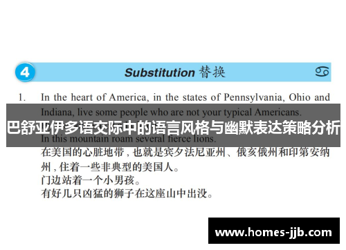 巴舒亚伊多语交际中的语言风格与幽默表达策略分析